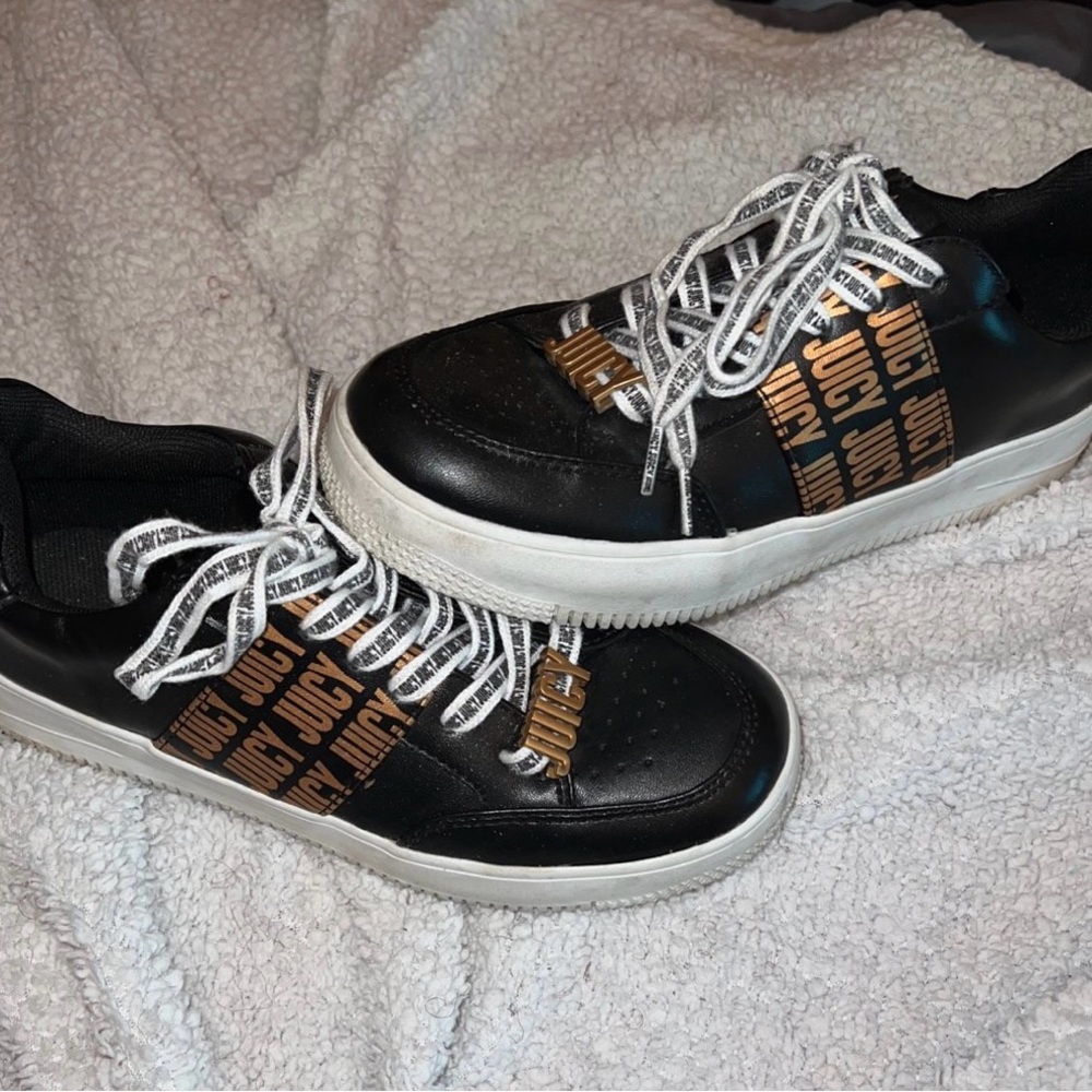 Juicy Couture Black and Tan Sneakers